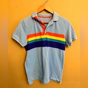 BODEN Boys (Teen 15-16y) Striped Polo Shirt